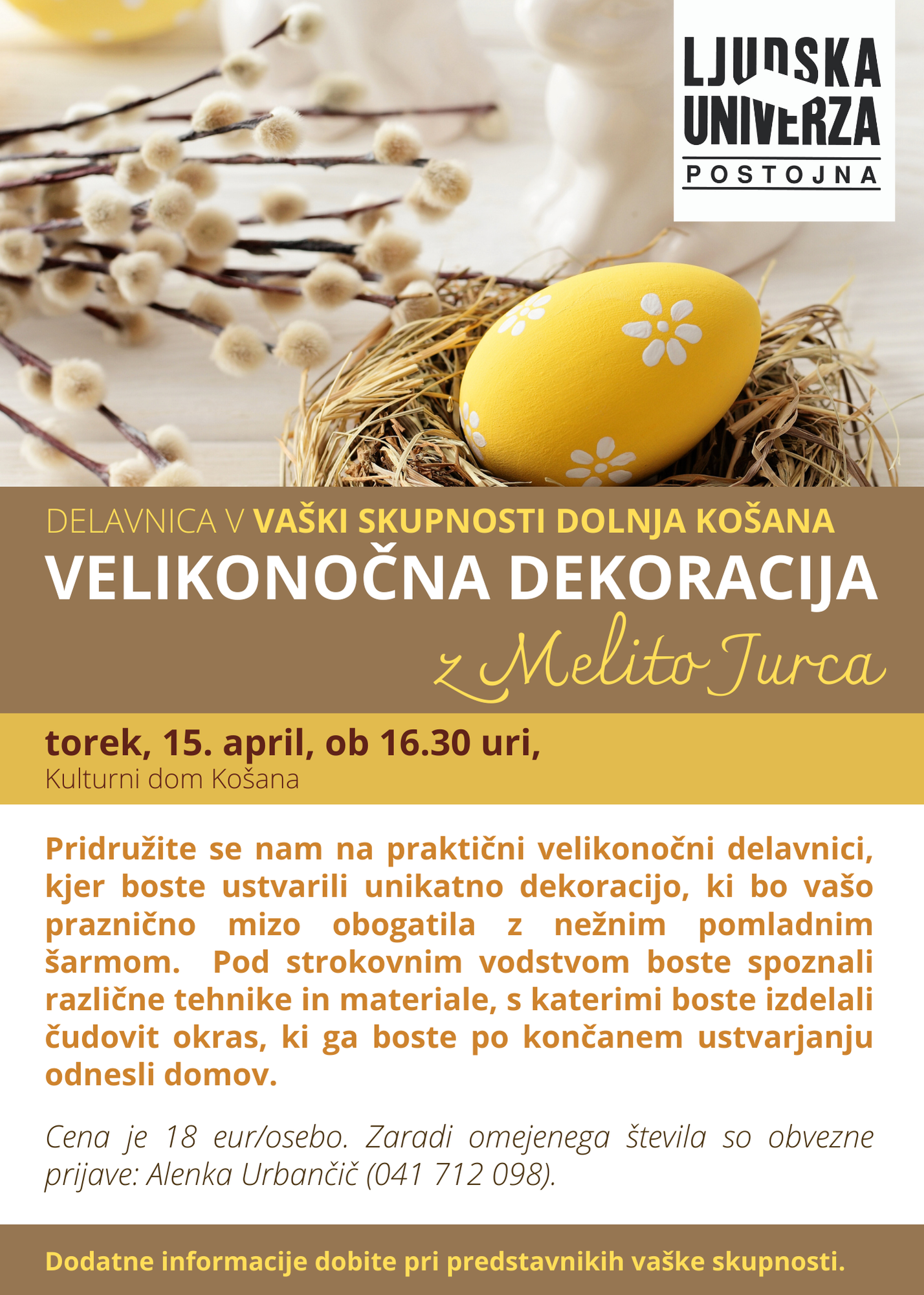 velikonočna delavnica _ vs dolnja košana